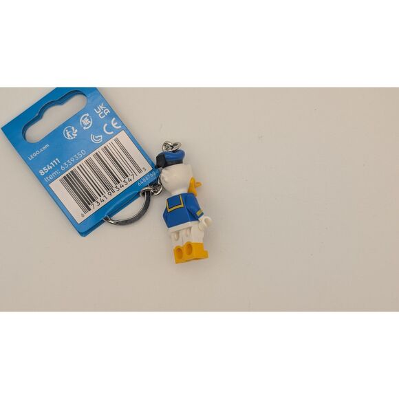 LEGO Disney Donald Duck Keychain 854117 Mickey and Friends Minifigure NWT - Picture 2 of 2